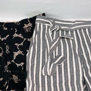 Banana Republic Black and White Women's shorts and Express mid rise shorts